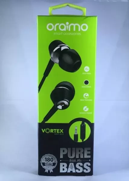 Oraimo Pure Bass Earphone with Mic